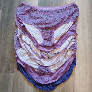 7 Pack of Comfort Choice Women's Size 13 Purple Cotton Brief Underwear